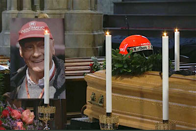 Niki Lauda ist im Wiener Stephansdom aufgebahrt