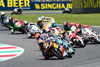 Brad Binder (41) hielt die Moto3-Meute auch in Mugello in Schach