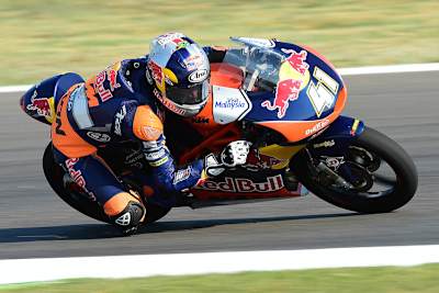 Brad  Binder auf der Red Bull-Ajo-KTM in Misano