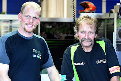 Eine Sorge weniger für Kevin und Hanspeter Bolliger (vrnl.)