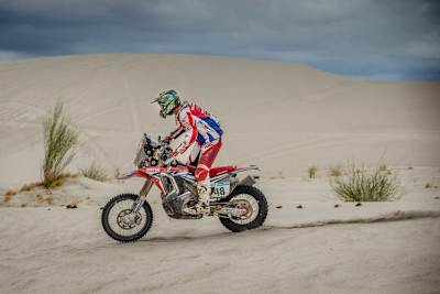 Ricky Brabec liegt bei seiner ersten Rallye Dakar an achter Stelle