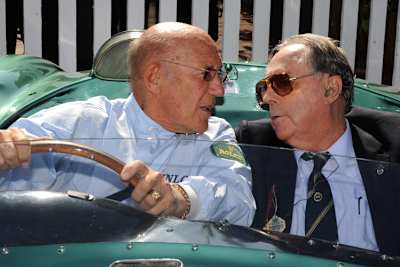 Rennlegenden unter sich: Jack Brabham und Stirling Moss