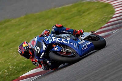 Steigerte sich am 2. Tag um 1,3 Sekunden: Stefan Bradl