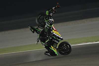In einer Rechtskurve verlor Bradley Smith die Kontrolle