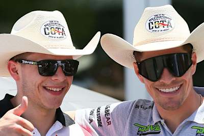 Stefan Bradl und Nicky Hayden