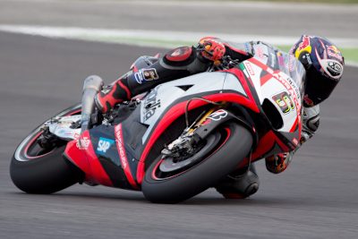 Stefan Bradl beim Dienstag-Test in Misano