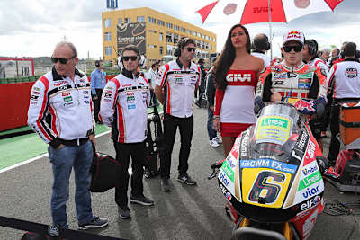 Stefan Bradl am Startplatz in Valencia 2014 – Abschied bei LCR-Honda