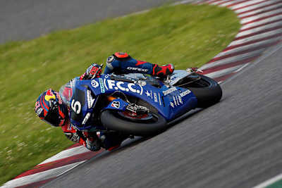 Stefan Bradl beim Suzuka-Test im Juli 2017