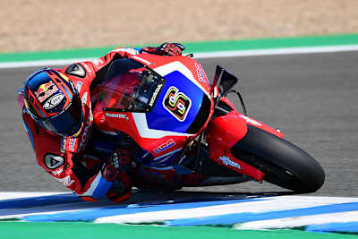Stefan Bradl im FP1 in Jerez: Platz 15