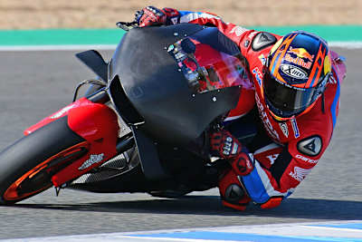 Stefan Bradl heute beim SBK-Test in Jerez