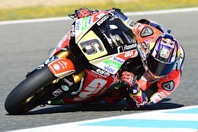 Stefan Bradl auf der LCR-Honda in Jerez
