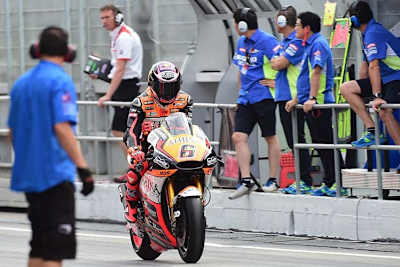 Stefan Bradl beim Barcelona-GP