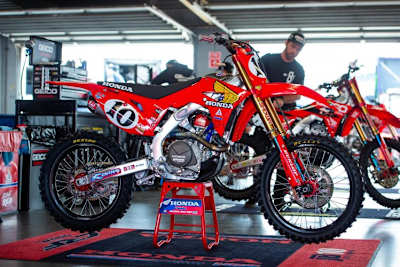 Die Honda von Justin Brayton bleibt bei den nächsten Rennen im Vorzelt stehen