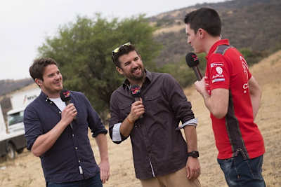 Mike Chen (li.), Tavo Vilodosola, Craig Breen