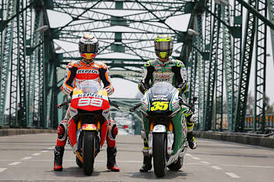 Jorge Lorenzo (li.) und Cal Crutchlow
