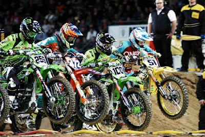 Stephan Büttner (100) mit guter Reaktion am Start