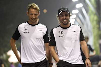 Jenson Button über Fernando Alonso: «ich habe die düstere Seite bislang nicht gesehen»