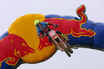 Tony Cairoli beim Vorbereitungsrennen in Mantua