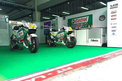 So sehen die Honda von Cal Crutchlow in Sepang aus