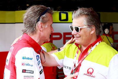 Ducati-Sportdirektor Paolo Ciabatti mit Pramac-Chef Paolo Campinoti