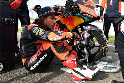 Can Öncü vor seinem wohl letzten Start in der Moto3-WM