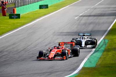 Charles Leclerc kämpfte mit allen Mitteln gegen Lewis Hamilton