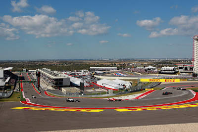 Circuit of the Americas: Wo sonst die Formel-1-Stars ihre Kreise drehen, durfte für einmal Gabrielle Giffords ausrücken