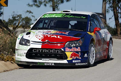 Der Citroën C4 WRC Hybrid beim Test