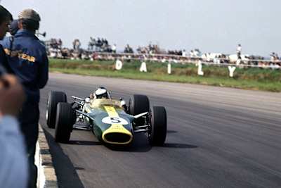Das war typisch Jim Clark – einsam an der Spitze