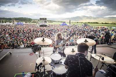 Awolnation sorgte im vergangenen Jahr für Stimmung auf der Bühne am Red Bull Ring