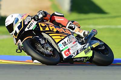 Simone Corsi beim ersten Test auf der Speed-up: Der Italiener fährt jetzt mit WP Suspension