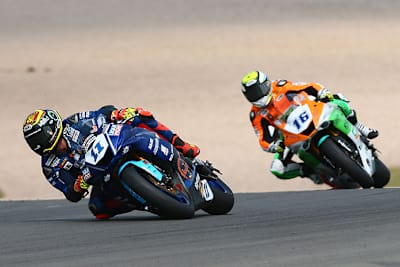 WM-Leader Sandro Cortese vor dem Zweiten Jules Cluzel