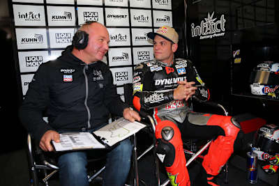 Intact-Technikchef Jürgen Lingg mit Sandro Cortese