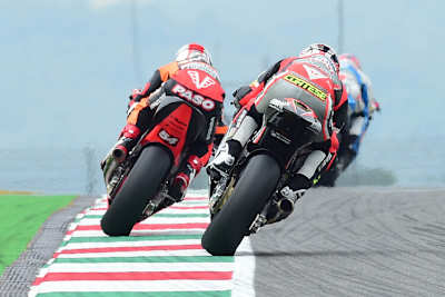 Mugello-GP-Training am Freitag: Sandro Cortese hinter Mattia «Paso» Pasini