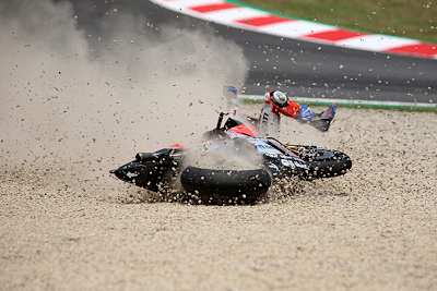 Andrea Dovizioso stürzte zum zweiten Mal in drei Rennen