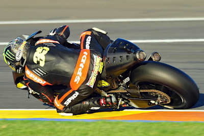 Cal Crutchlow auf Ducati beim November-Test in Valencia