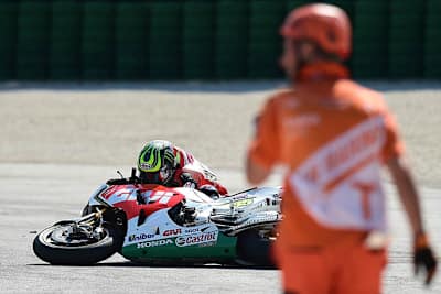 Cal Crutchlow stürzte im zweiten Training von Misano
