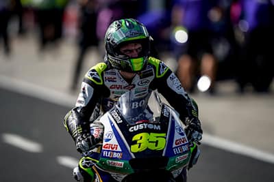 Cal Crutchlow vor dem Crash in Australien