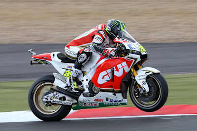 Cal Crutchlow auf der LCR-Honda in Silverstone: Er freut sich auf die Intermediate von Michelin