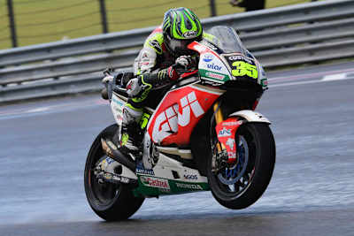 Cal Crutchlow im nassen FP2