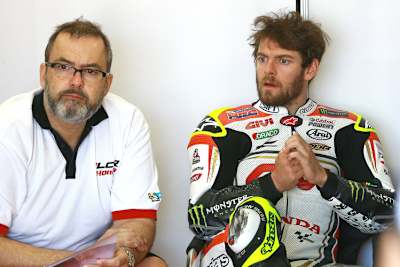 Crew-Chief Beefy Bourguignon und Cal Crutchlow
