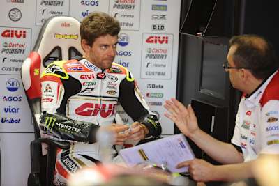 Cal Crutchlow mit Crew-Chief Beefy Bourguignon