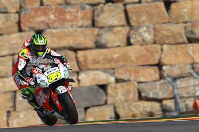 Cal Crutchlow am Freitag in Aragón