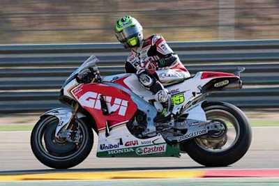 Cal Crutchlow auf der LCR-Honda in Aragón