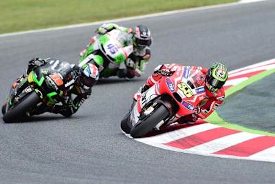 Die schnellen Briten Crutchlow (35), Smith (38) und Redding (45)