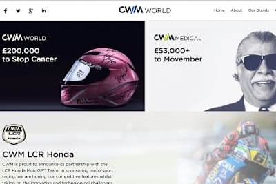 Die aktuelle CWWORLD.COM-Website: Man brüstet sich weiter als Wohltäter