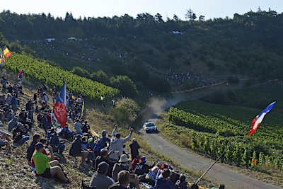 Eine Wertungsprüfung bei Trier