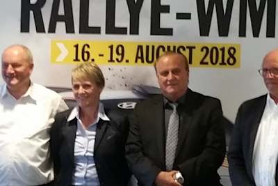 Friedhelm Kissel, Jutta Kleinschmidt, Klaus Bouillon; Norbert Heintz