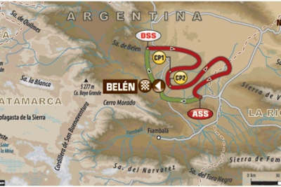 Die neunte Etappe führt um Belén