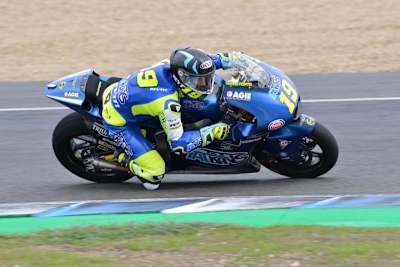 Moto3-Weltmeister Lorenzo Dalla Porta drehte seine ersten Runden auf der Italtrans-Kalex